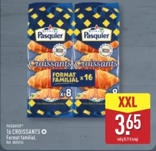 PASQUIER® 16 CROISSANTS Format familial.