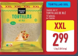 Trader Joe's Tortillas de blé XXL