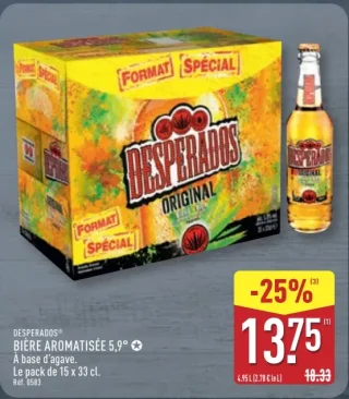 DESPERADOS® BIÈRE AROMATISÉE 5,9°