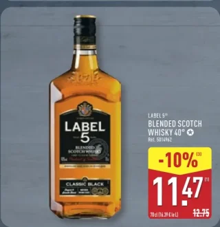 LABEL 5® BLENDED SCOTCH WHISKY 40°