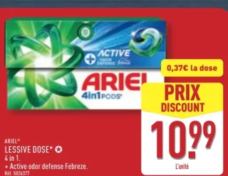 Ariel Lessive Dose 4 in 1 Active Odor Defense Febreze