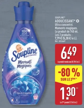 Soupline Adoucissant Ultra concentré Moments magiques