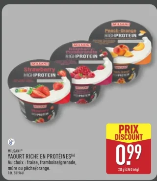 Milsani Yaourt Riche en Protéines