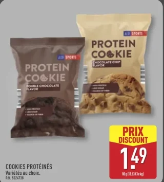 Aldi Sports Cookies Protéinés