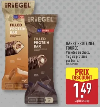Barre protéinée fourrée Der Riegel