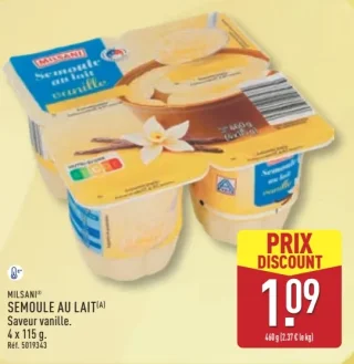 Milsani Semoule au lait