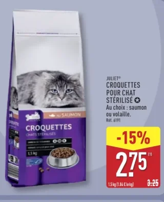 JULIET® Croquettes pour chat stérilisé