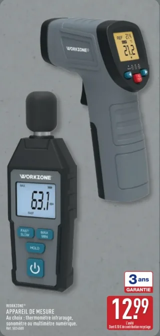 Appareil de mesure Workzone
