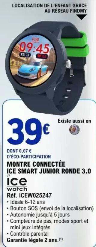 Montre connectée Ice Smart Junior Ronde 3.0 Ice Watch