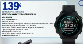 MONTRE CONNECTÉE FORERUNNER 55 GARMIN