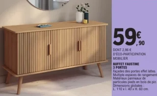 Buffet Faustine 3 portes
