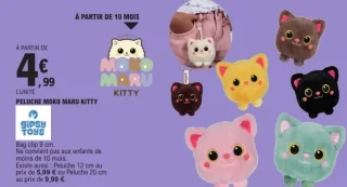 Peluche Moko Maru Kitty Gipsy Toys