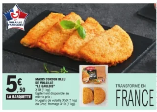 Maxis cordon bleu de volaille "Le Gaulois"