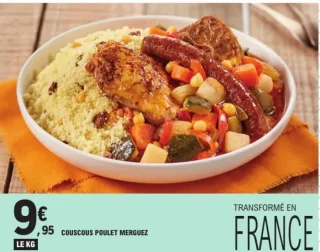 Couscous poulet merguez