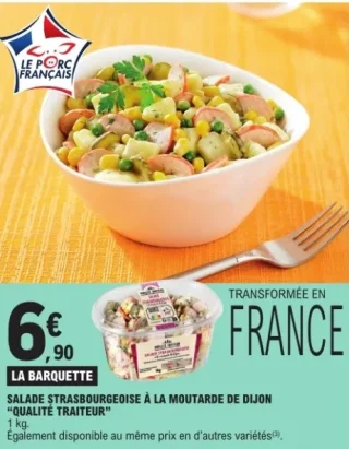 Salade Strasbourgeoise à la moutarde de dijon "Qualité Traiteur"