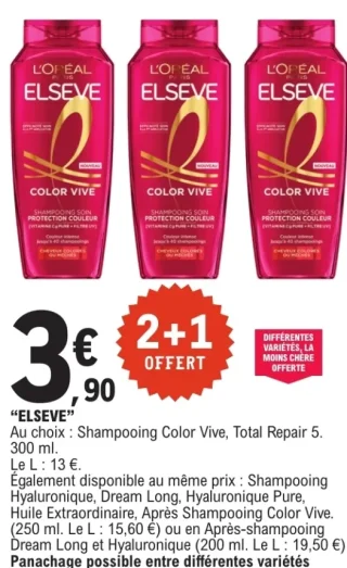 Shampooing Elseve L'Oréal
