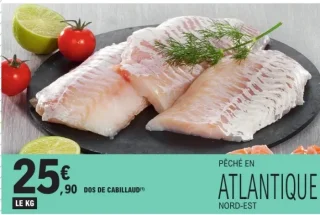 Dos de cabillaud