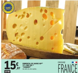 EMMENTAL DE SAVOIE IGP "CHABERT"