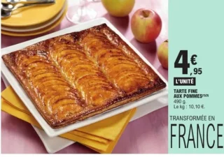 Tarte fine aux pommes