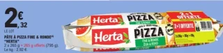 Pâte à pizza fine & ronde Herta