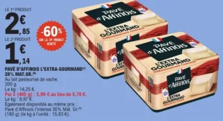 Pavé d'Affinois L'Extra-Gourmand 28% MAT. GR.