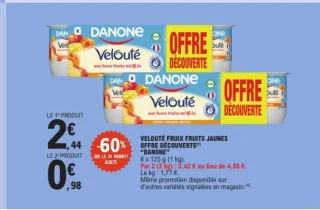 Velouté Fruix Fruits Jaunes Offre Découverte "Danone"