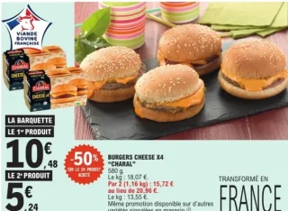 Burgers Cheese x4 "Charal"
