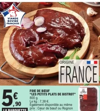 Foie de Boeuf "Les Petits Plats de Bistrot"
