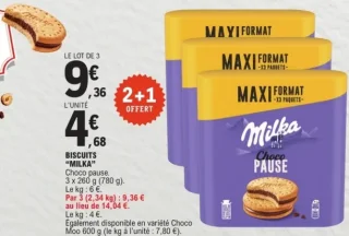 Biscuits "MILKA" Choco pause