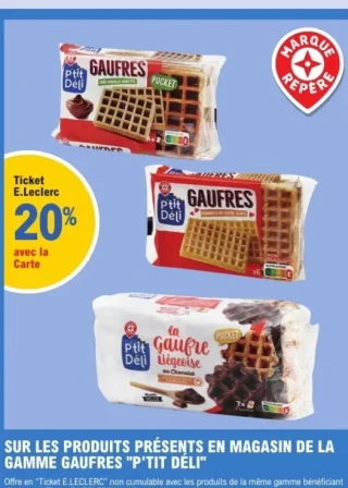 Gamme Gaufres P'tit Déli