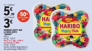 Bonbons Happy Box La Méga Boîte "Haribo"