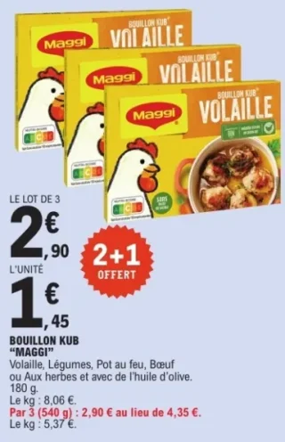 Bouillon Kub Volaille Maggi
