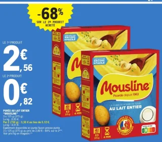 PURÉE AU LAIT ENTIER "MOUSLINE"