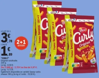 Vico "Curly" Original cacahuète