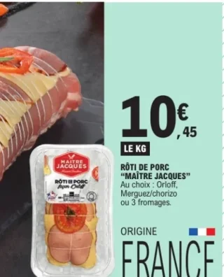 Rôti de porc Maître Jacques