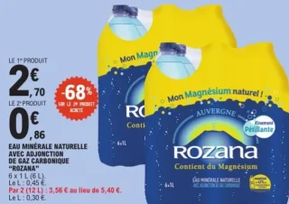Eau minérale naturelle Rozana