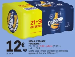 Soda à l'orange "ORANGINA"