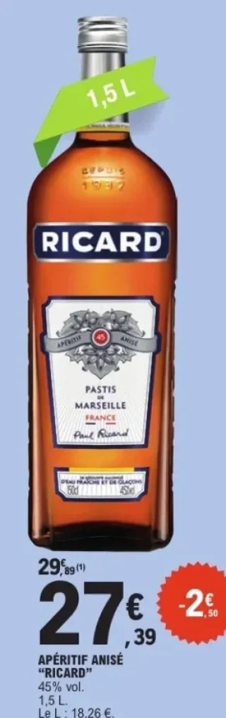 Apéritif Anisé "Ricard"