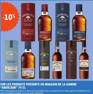 Gamme "Aberlour" 70 Cl