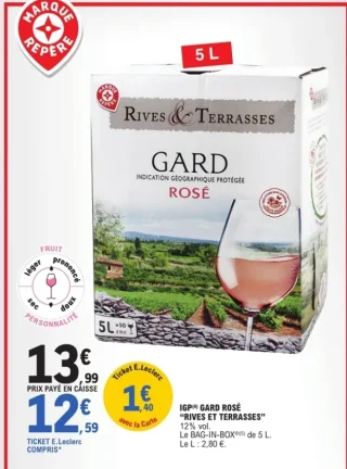 IGP Gard Rosé Rives & Terrasses