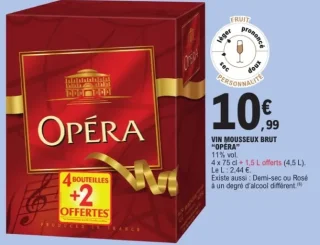 Vin Mousseux Brut Opéra