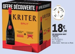 Vin Mousseux Brut Kriter