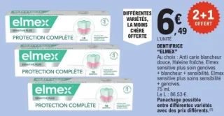 Dentifrice Elmex Protection Complète