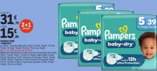 Couches Bébé Pampers Baby-dry