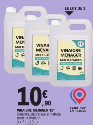 Vinaigre ménager 12°