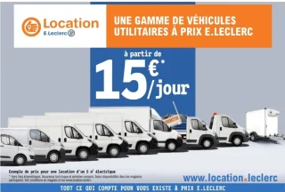 Location de véhicule utilitaire E.Leclerc