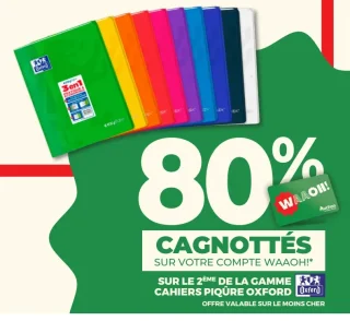 Cahiers piqûre Oxford