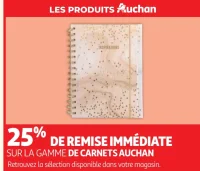 Gamme de carnets Auchan