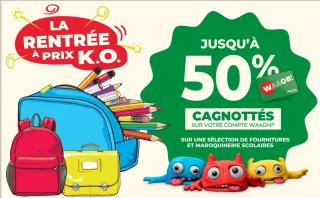 Sélection de fournitures et maroquinerie scolaires