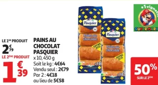 Pains au chocolat Pasquier